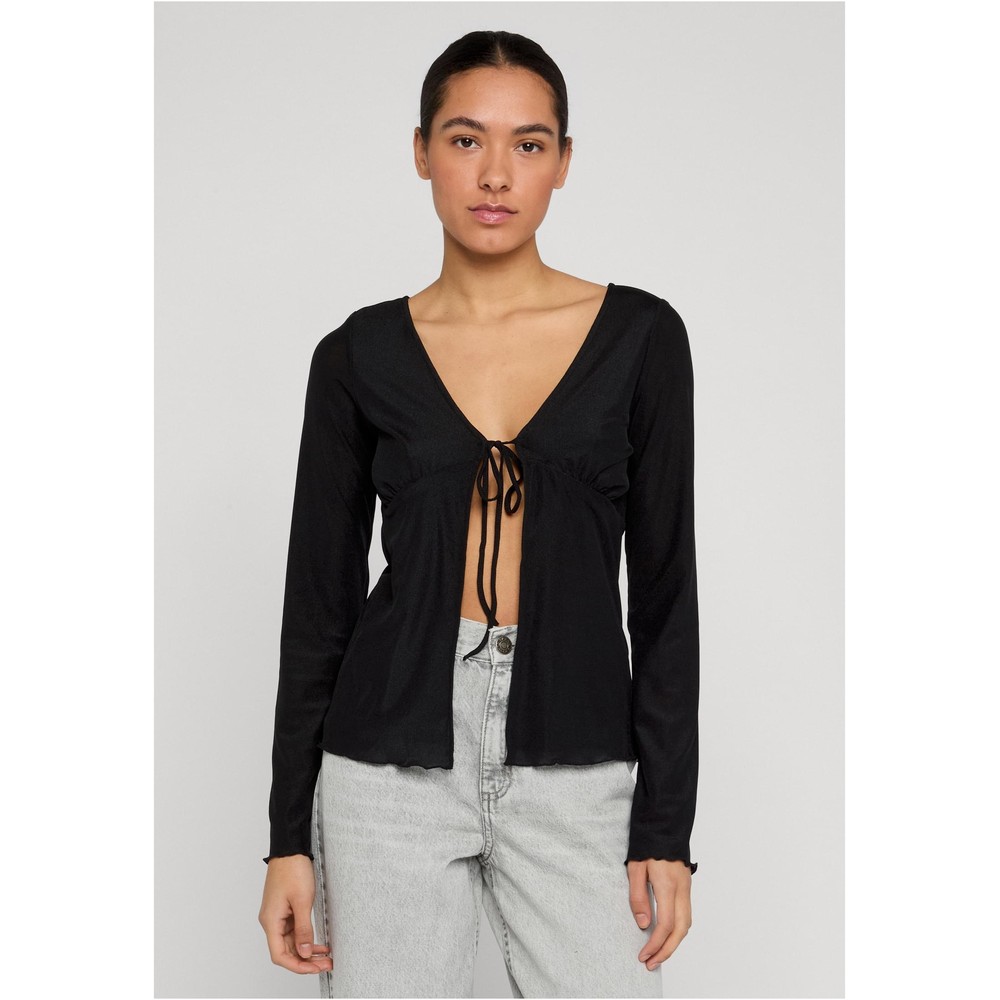 Urban Classics - Mesh Cardigan - Black